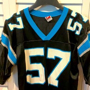 Vintage Carolina Panthers Lamar Lathan Nike Football Jersey in Size L